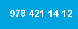 978 421 14 12 978 421 14 12